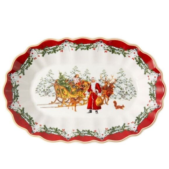 VILLEROY & BOCH TOYS FANTASY LARGE OVAL SERVING BOWL - NEW - Picture 1 of 11